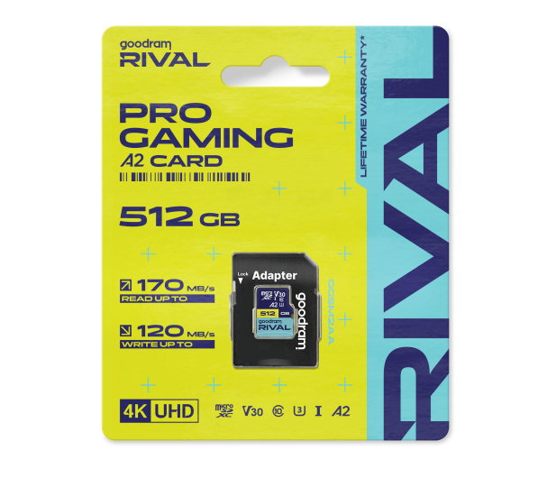 GOODRAM 512GB microSDXC RIVAL M2AA 170MB/s A2 UHS-I U3 V30 - 1536717 - zdjęcie 3